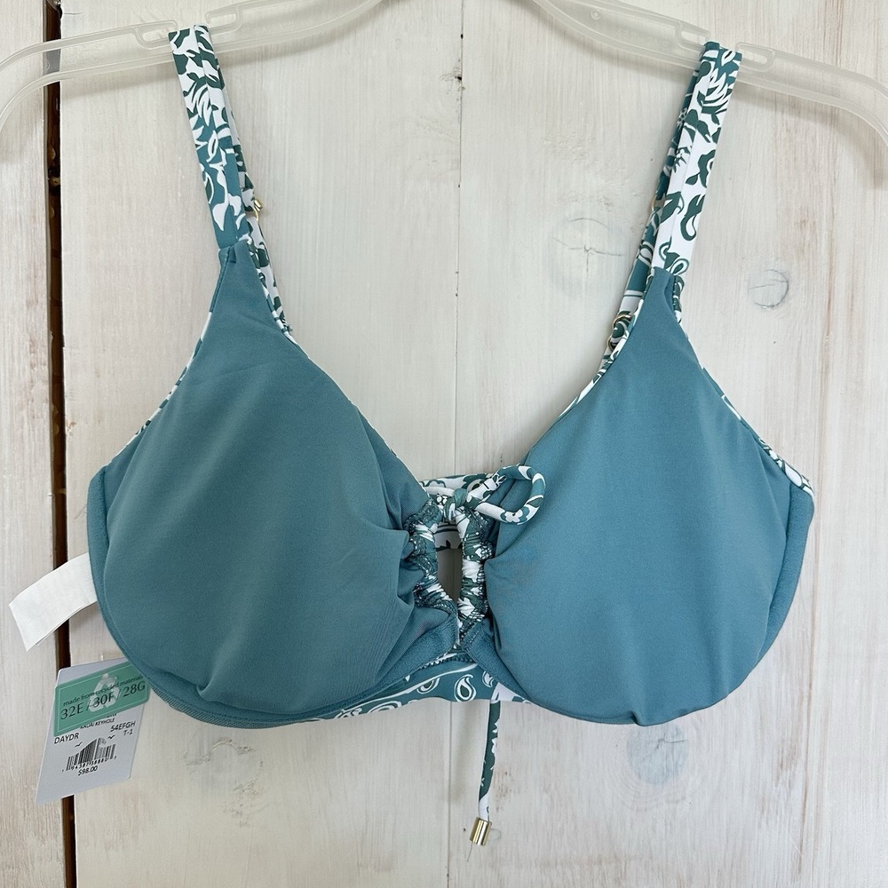 NEW Sunsets Daydream  2 Piece Bra Sized Bikini Top E-G Cup & Hipster Bottom Sz S - Picture 14 of 16